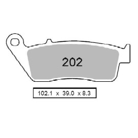 Pastiglie Freno ZCOO N007 Disco Standard (1 Coppia)